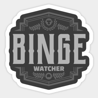 Binge Watcher Sticker